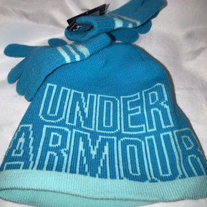 Under Armour BEANIE/HAT MITT 4-6 years girls youth color:BLUE 27D20001-45